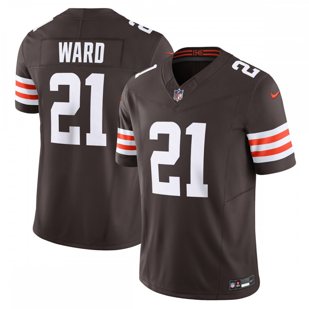 Denzel Ward Cleveland Browns Nike Vapor F.U.S.E. Limited Jersey - Brown-GridironStore